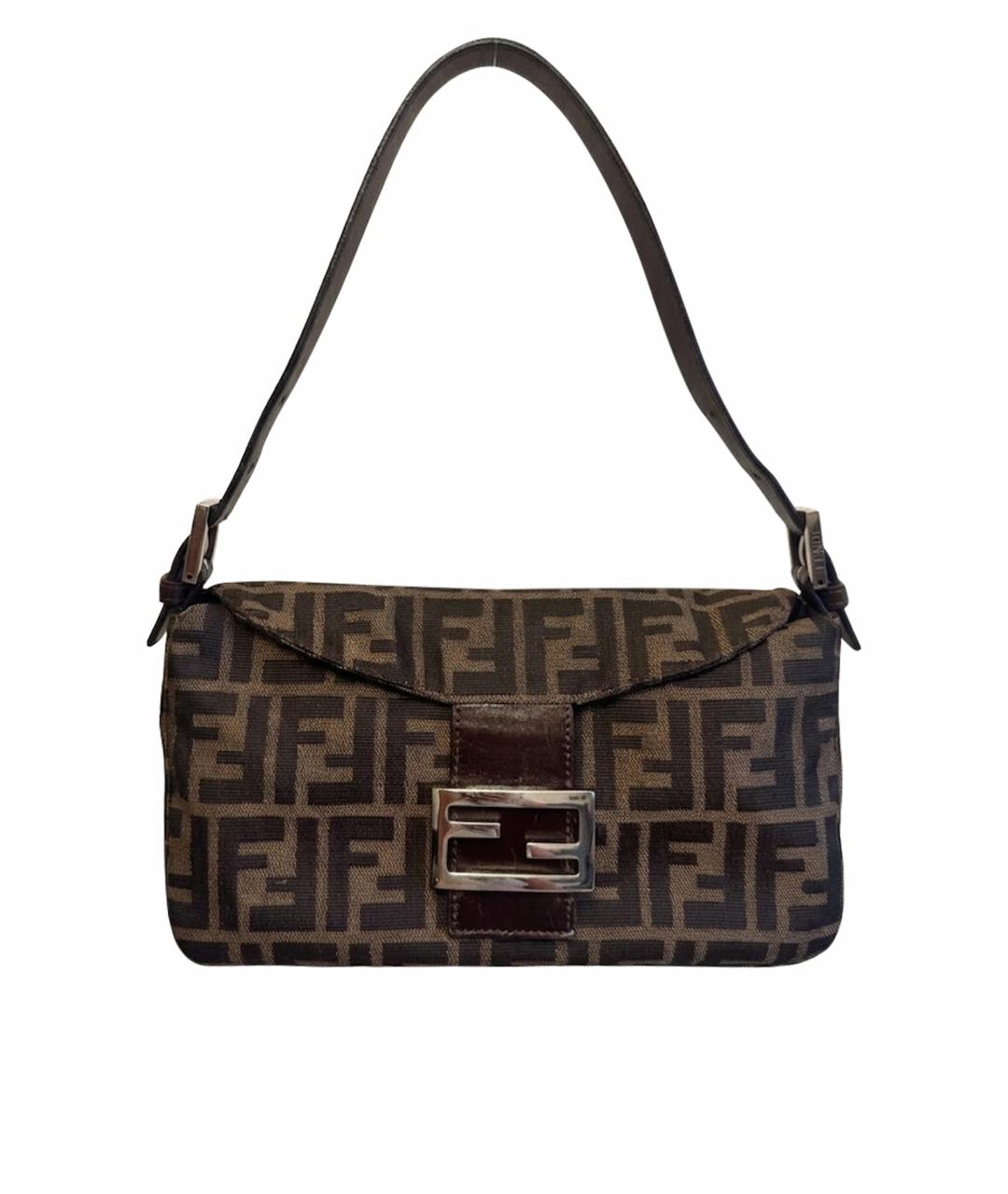 FENDI Коричневая сумка через плечо, фото 1