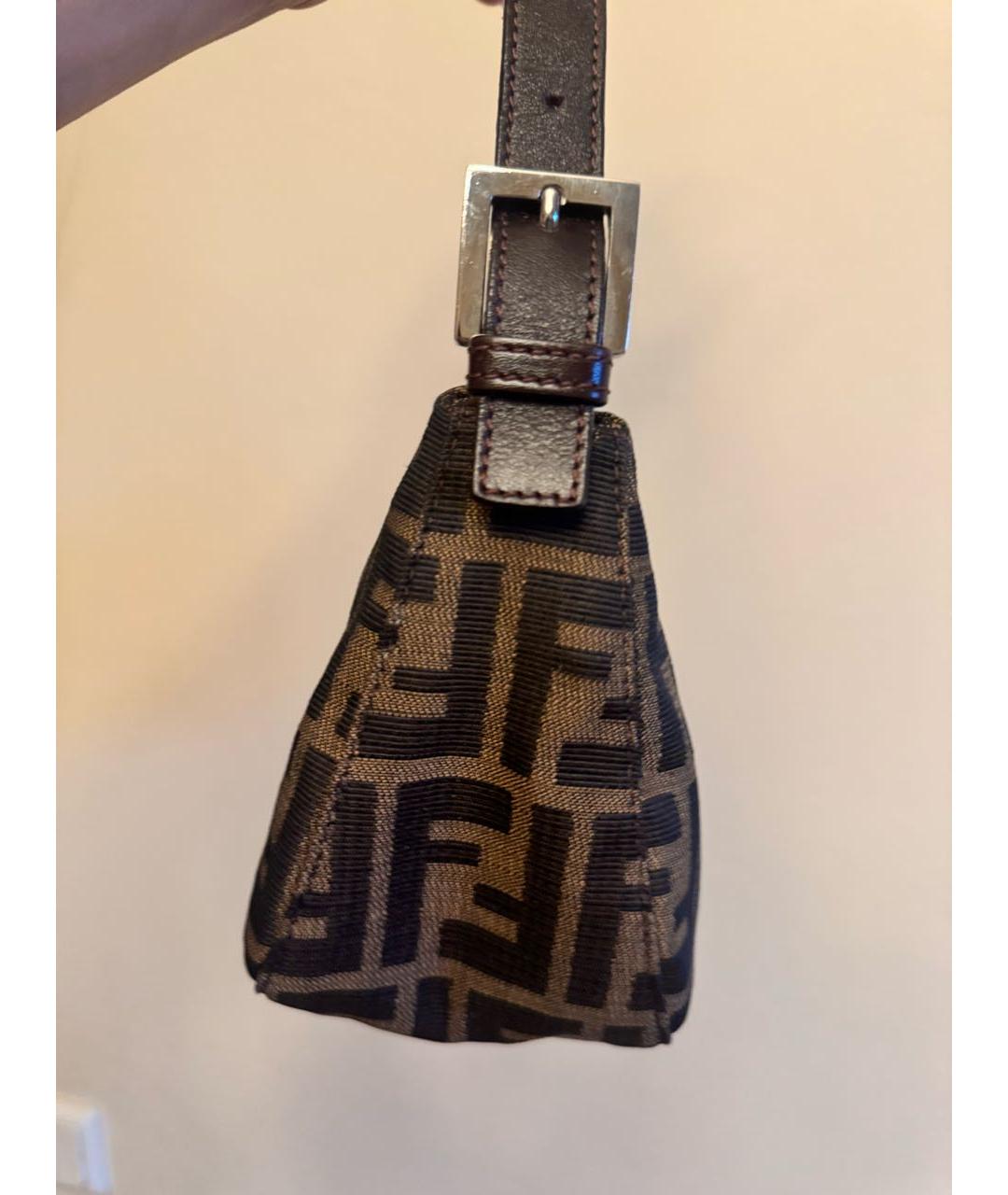 FENDI Коричневая сумка через плечо, фото 3