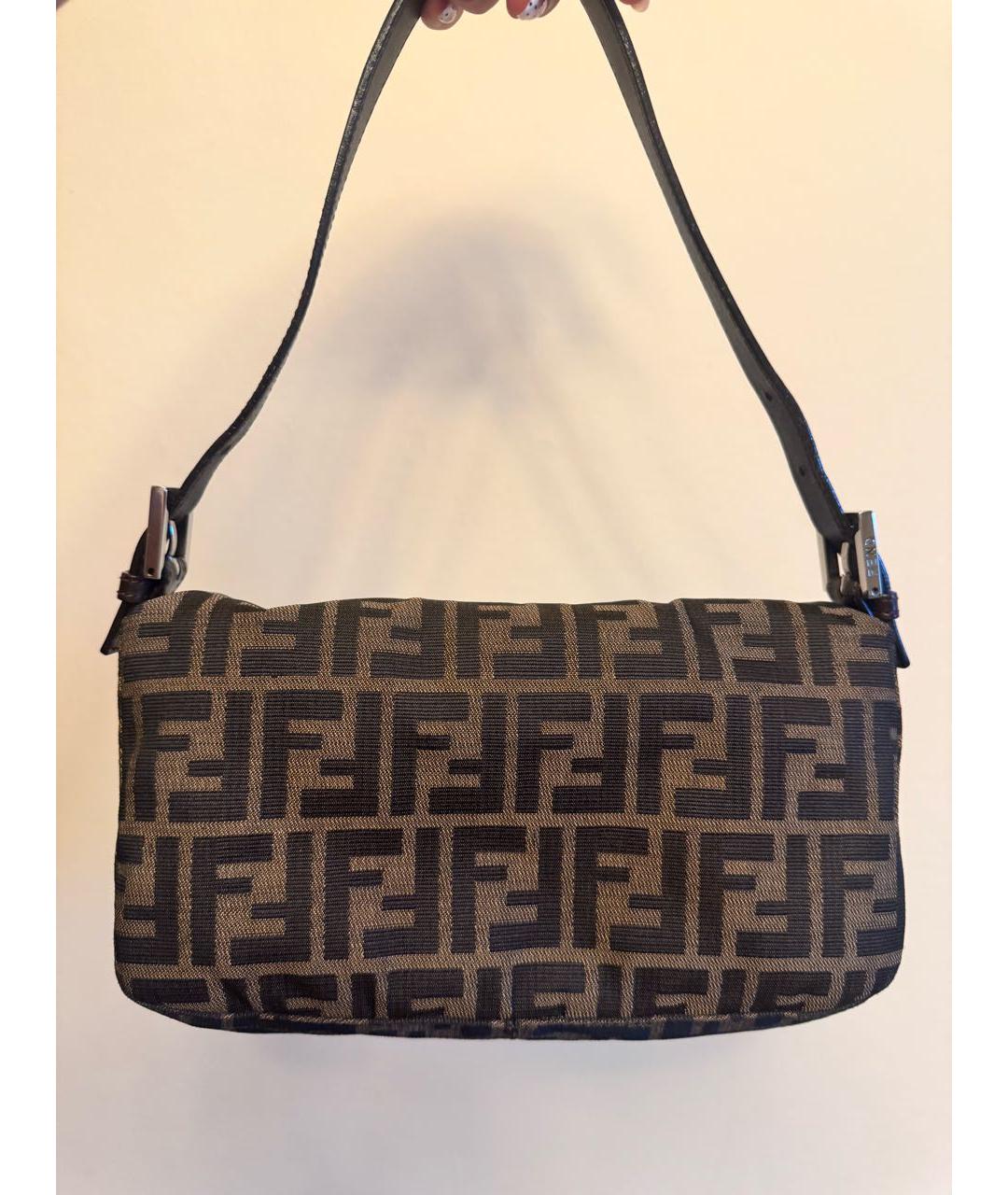 FENDI Коричневая сумка через плечо, фото 2