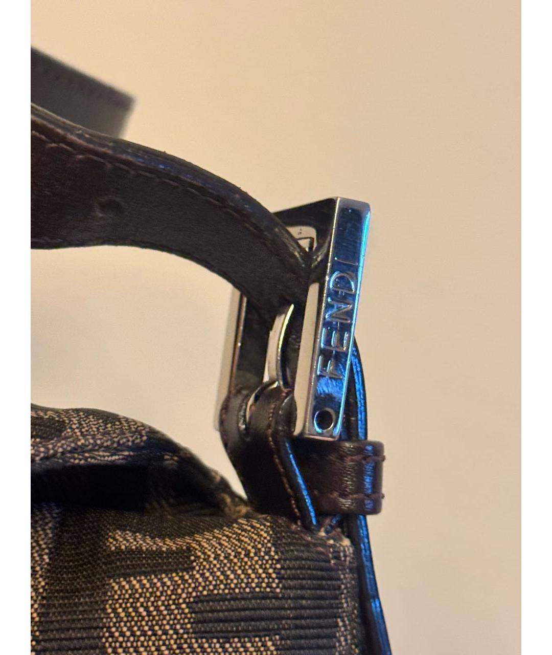 FENDI Коричневая сумка через плечо, фото 6