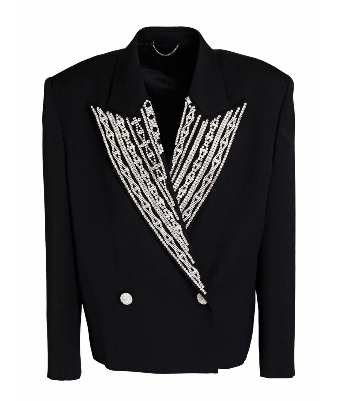 MAGDA BUTRYM Черный шерстяной жакет/пиджак, фото 1