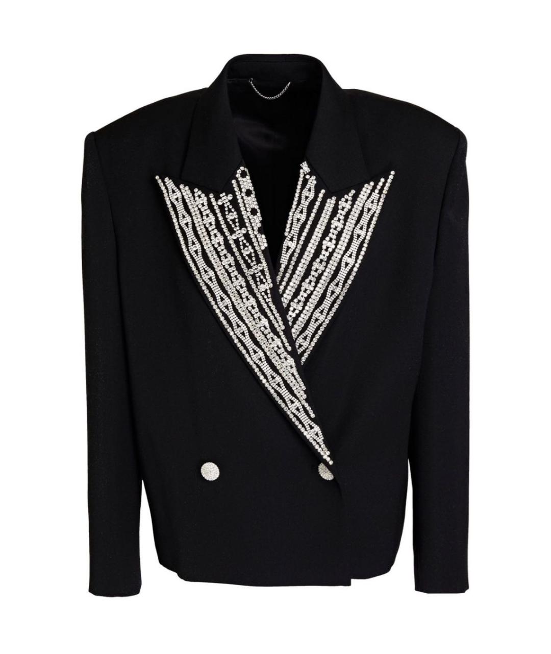 MAGDA BUTRYM Черный шерстяной жакет/пиджак, фото 5