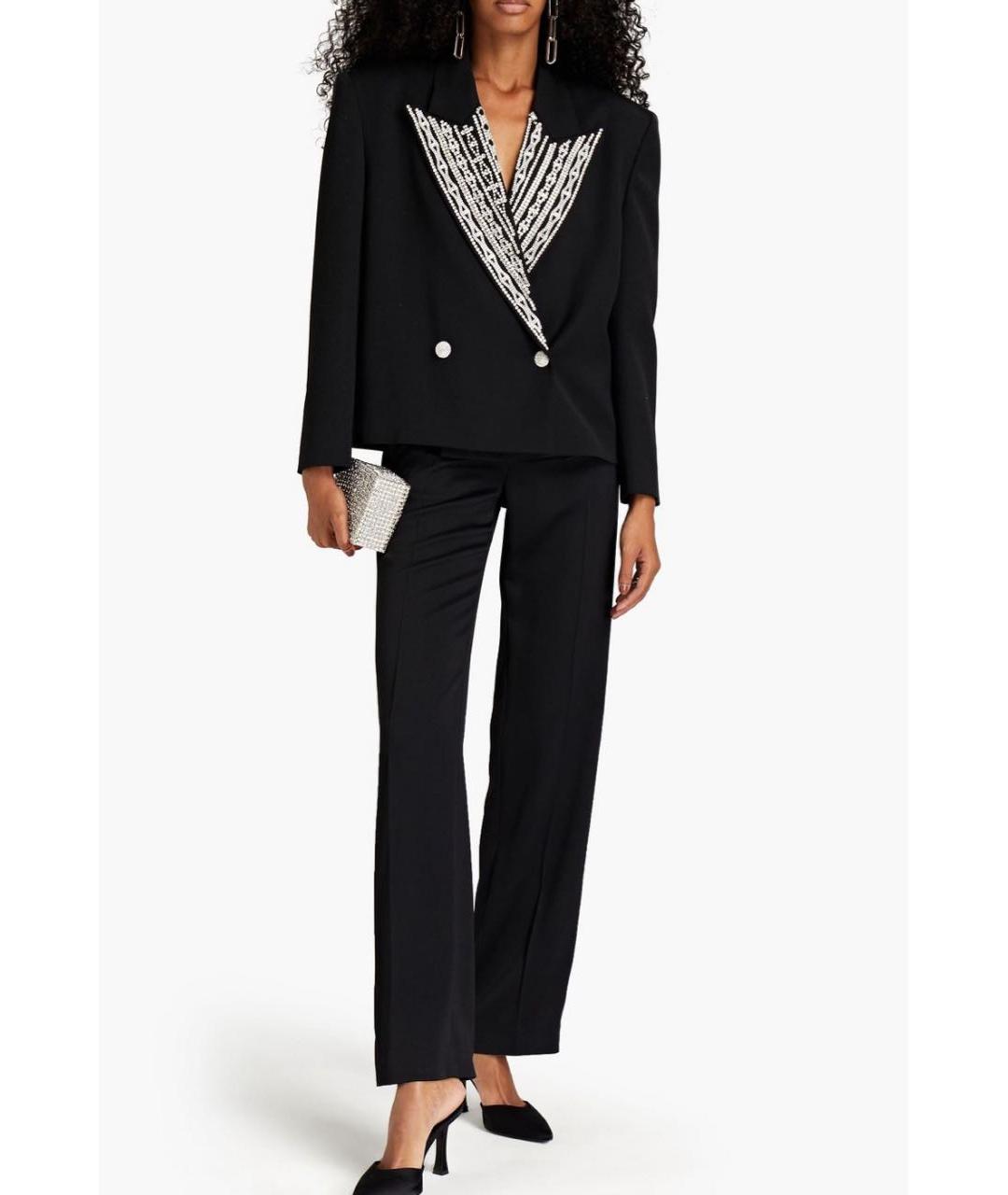 MAGDA BUTRYM Черный шерстяной жакет/пиджак, фото 2