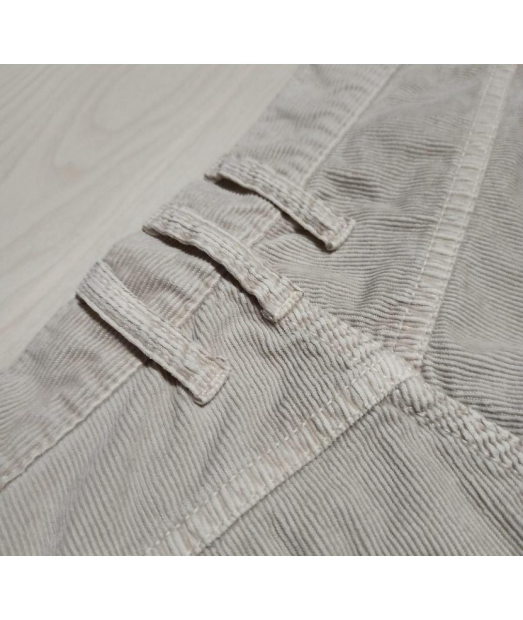 GUCCI Бежевые хлопко-эластановые джинсы скинни, фото 7