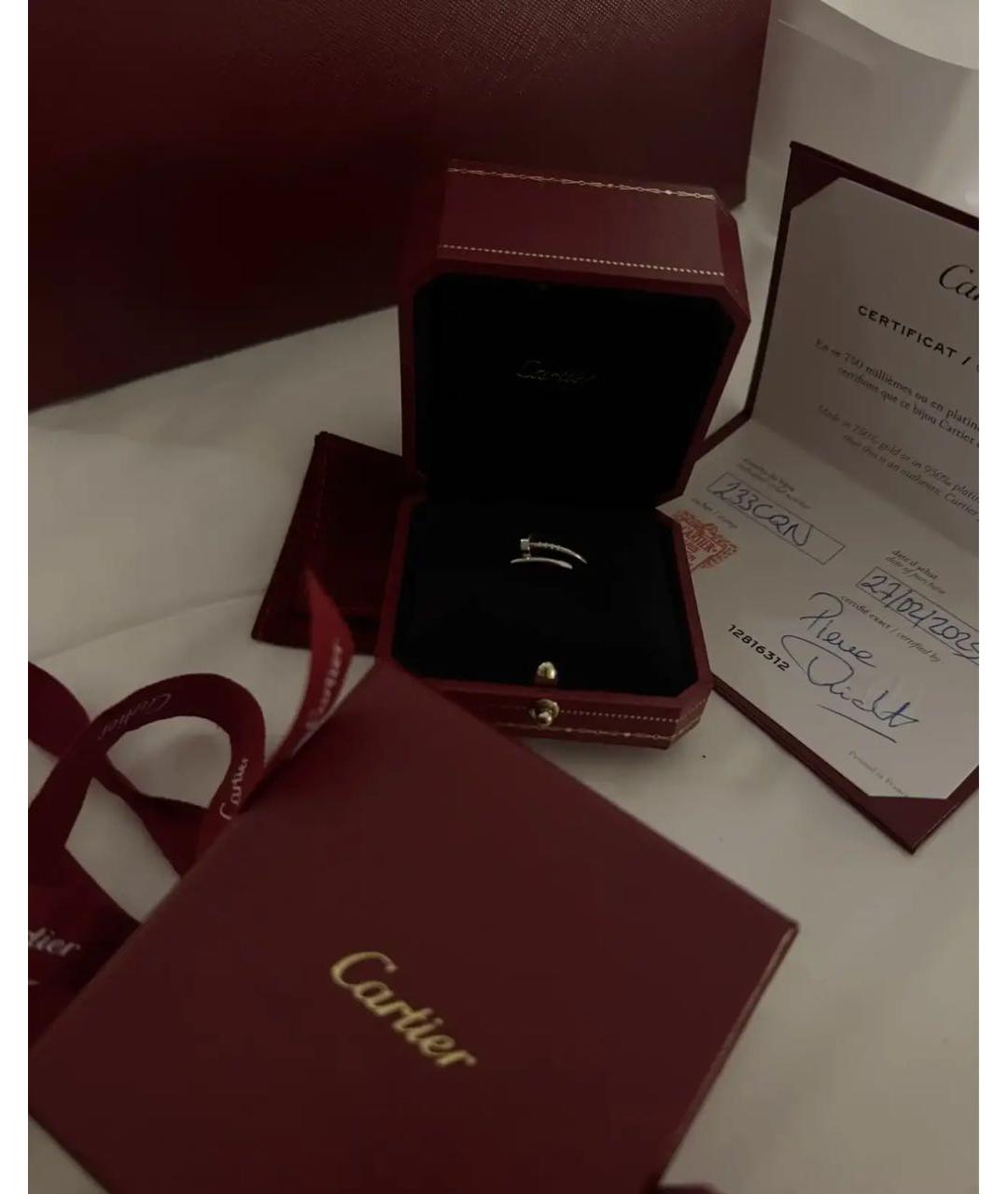 CARTIER Белое кольцо из белого золота, фото 2