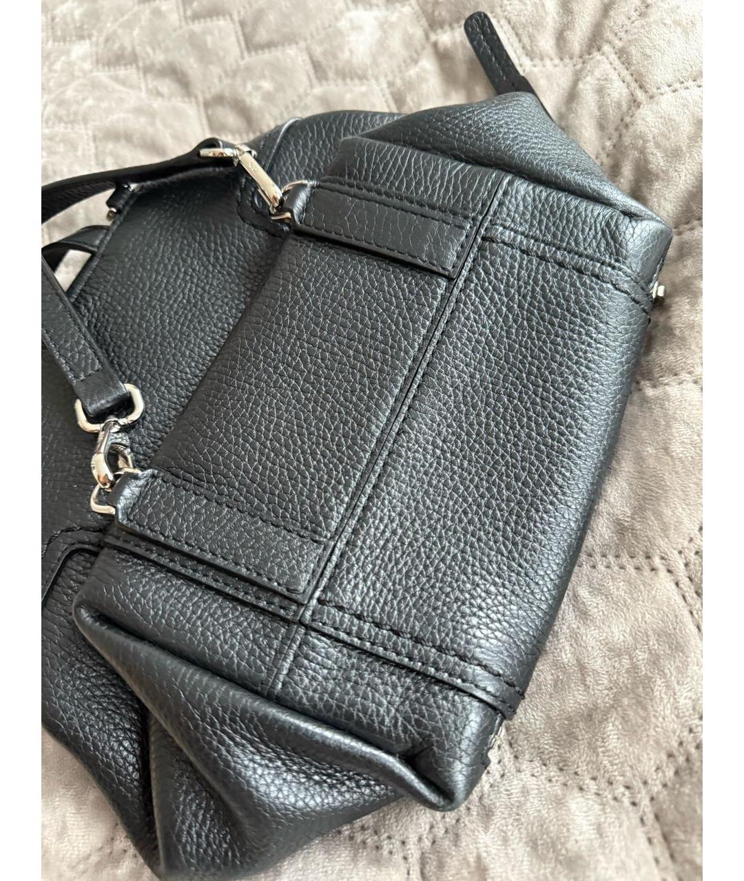 TOD'S Черный кожаный рюкзак, фото 8