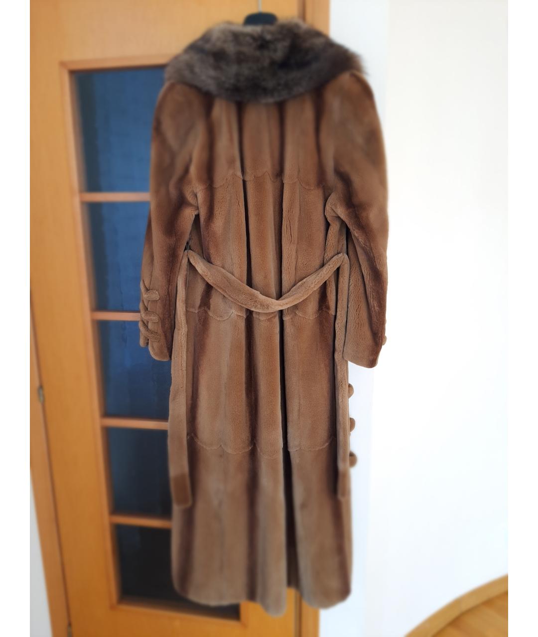The coat Коричневая меховая шуба, фото 9