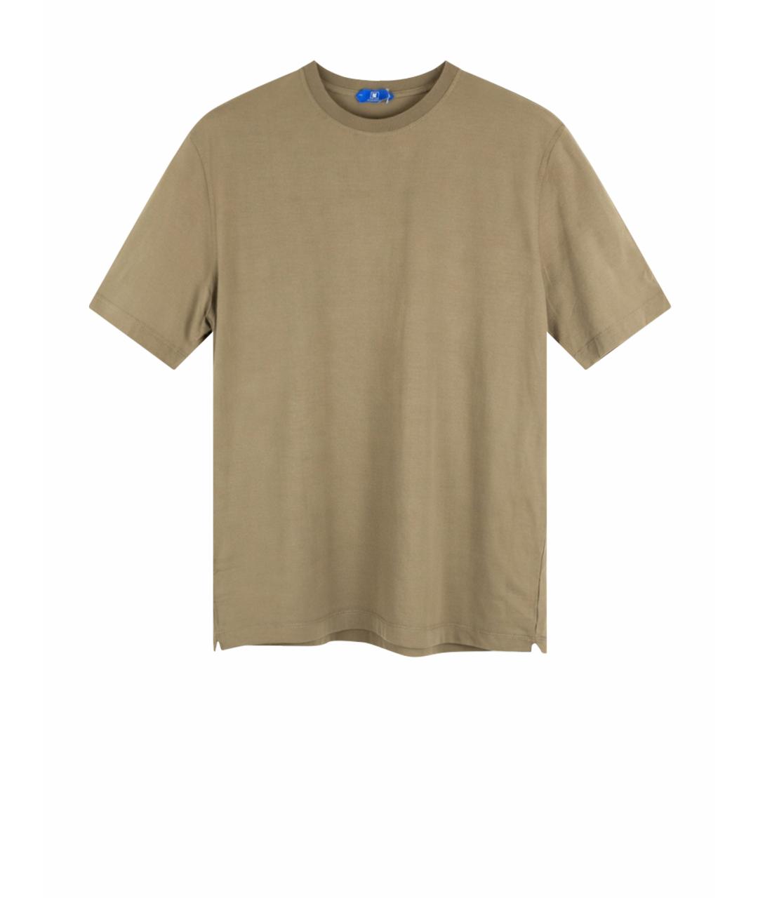 KIRED Коричневая хлопковая футболка, фото 1