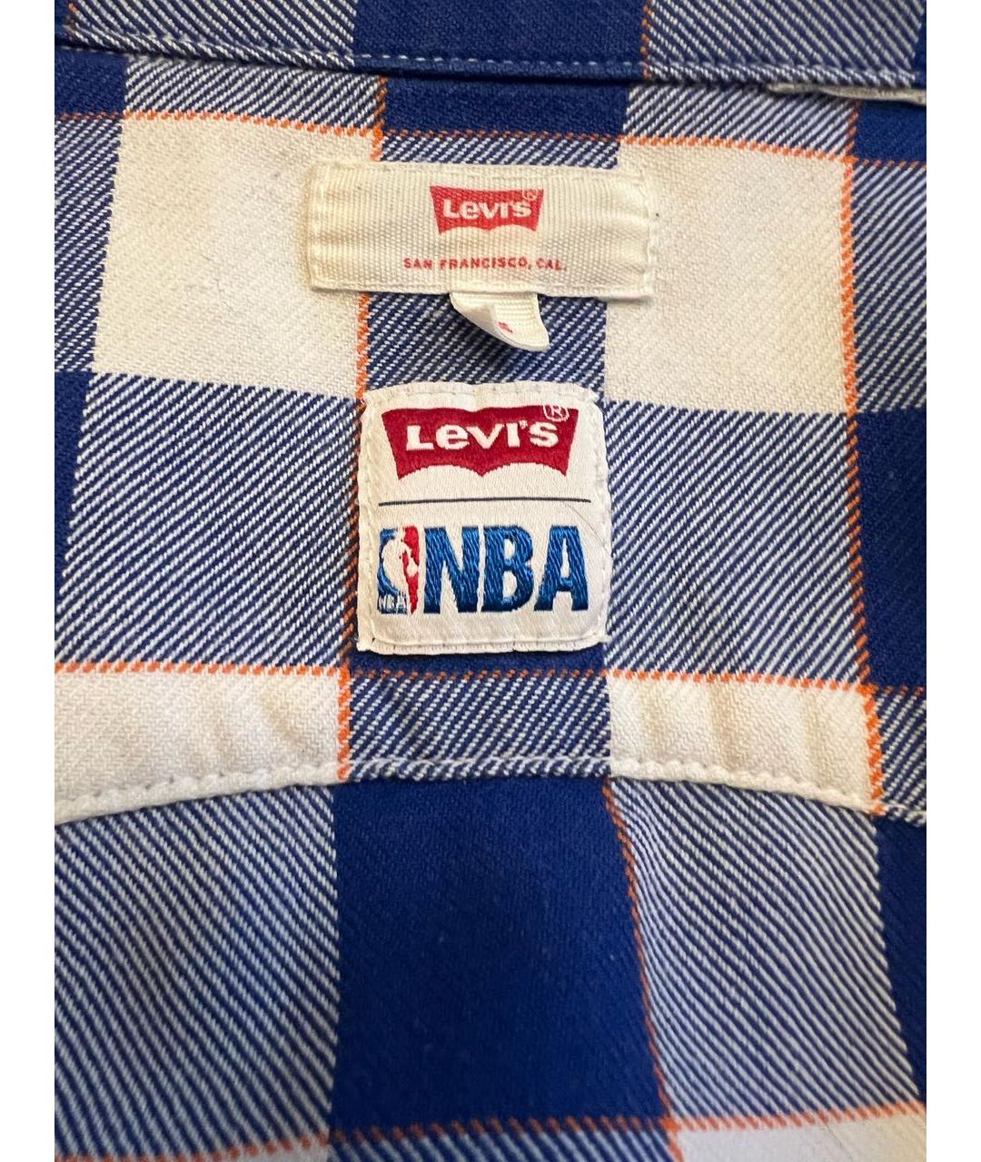 LEVI'S Голубая хлопковая рубашка, фото 7