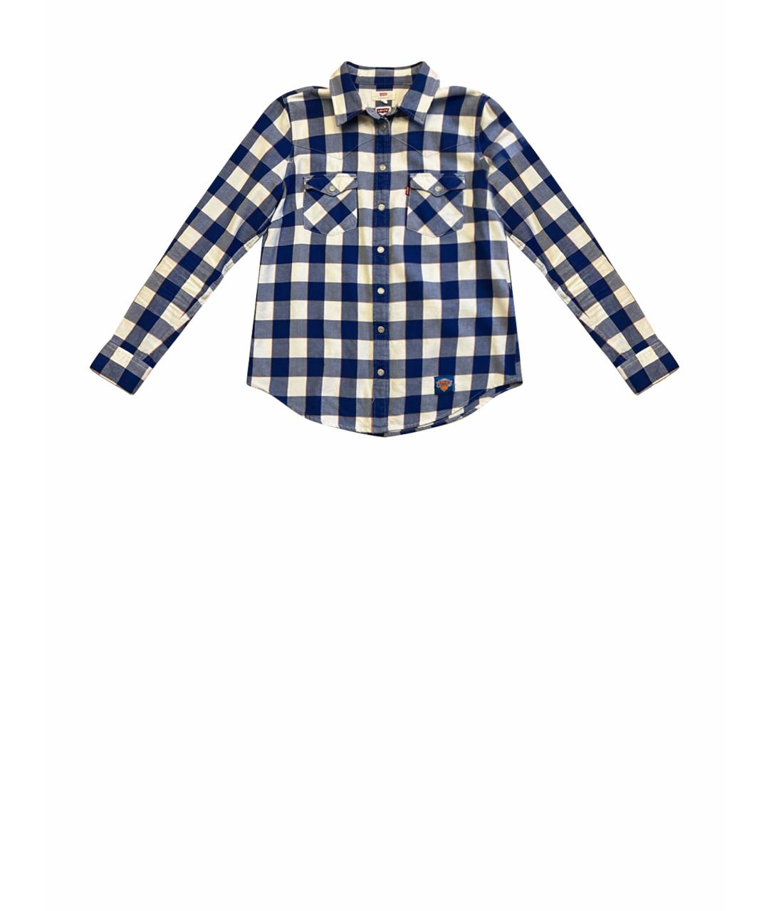 LEVI'S Голубая хлопковая рубашка, фото 1