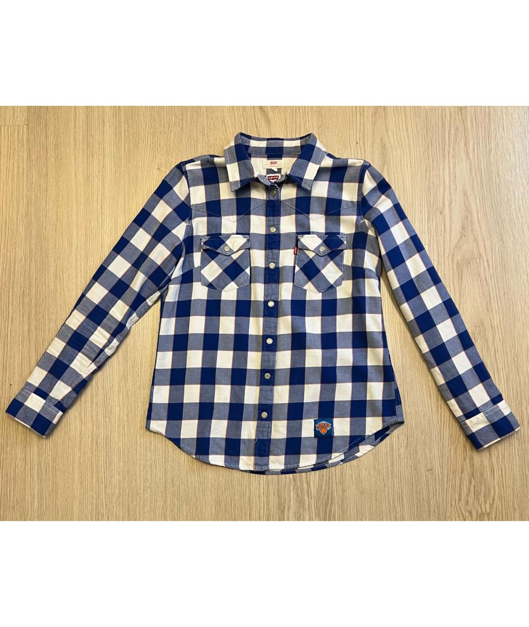 LEVI'S Голубая хлопковая рубашка, фото 8