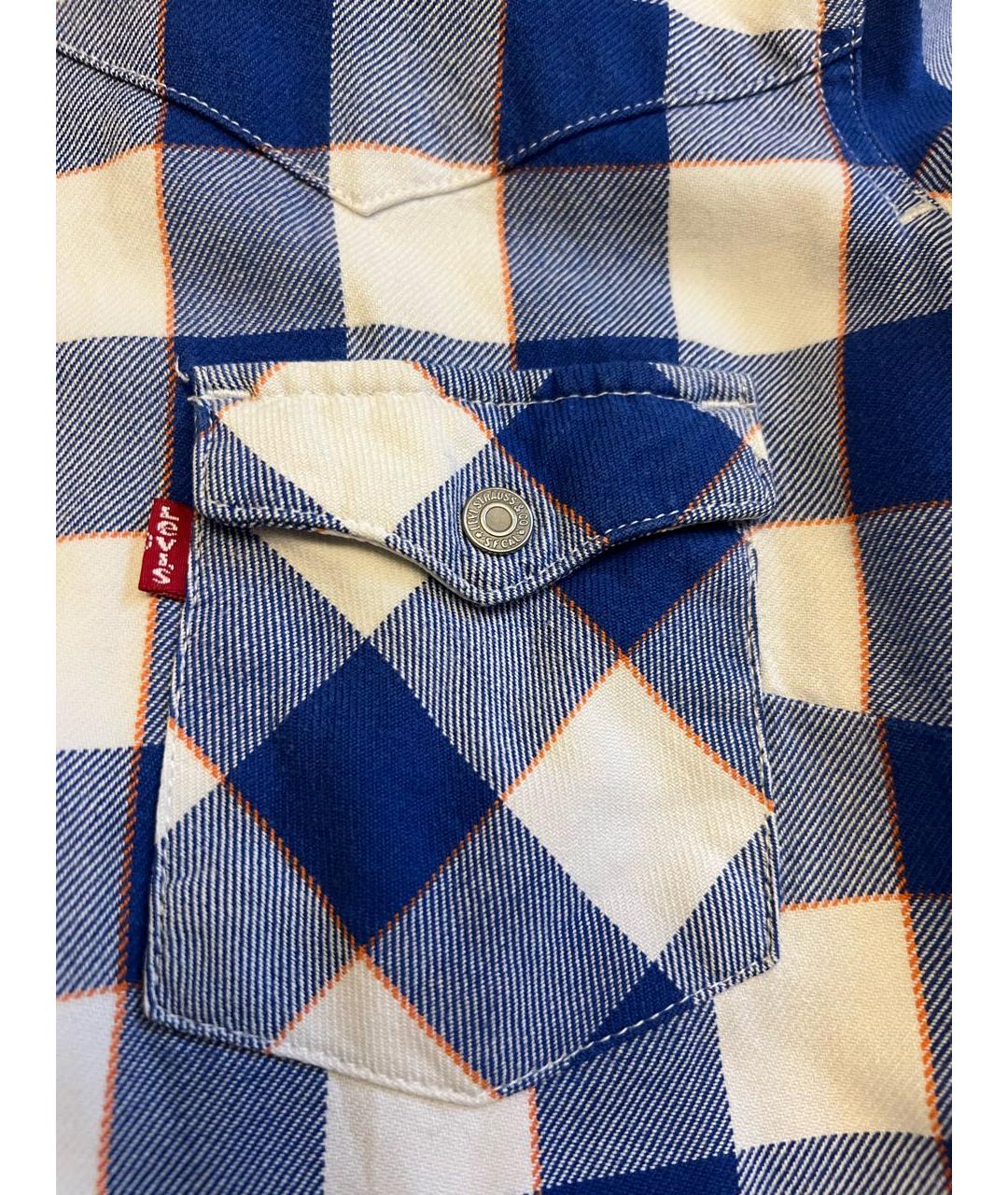 LEVI'S Голубая хлопковая рубашка, фото 3
