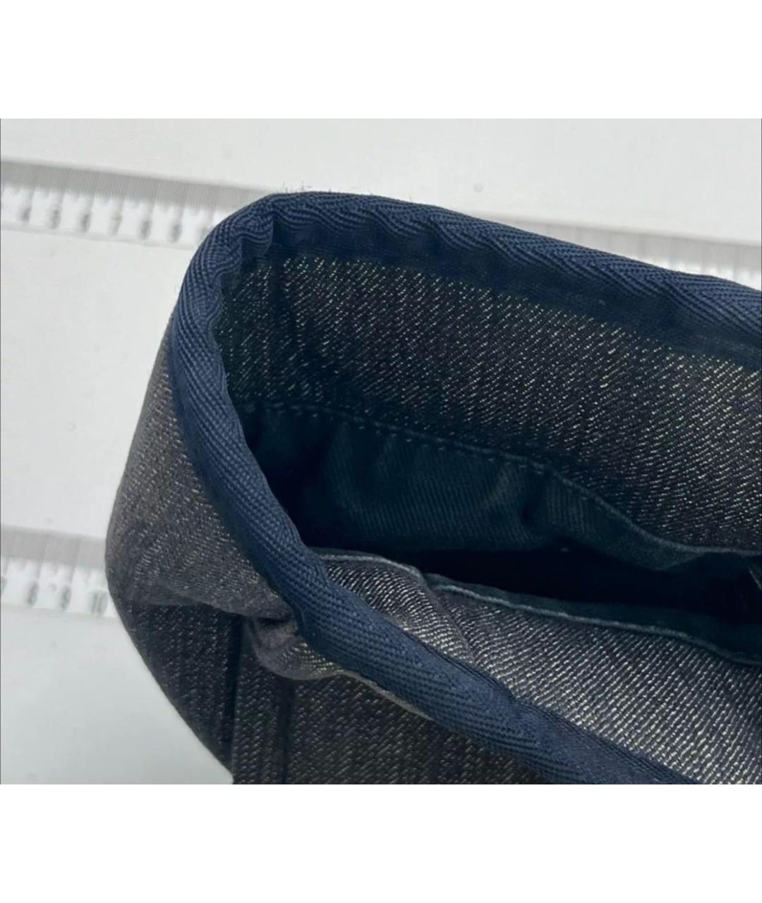 CHANEL Синяя деним сумка тоут, фото 8