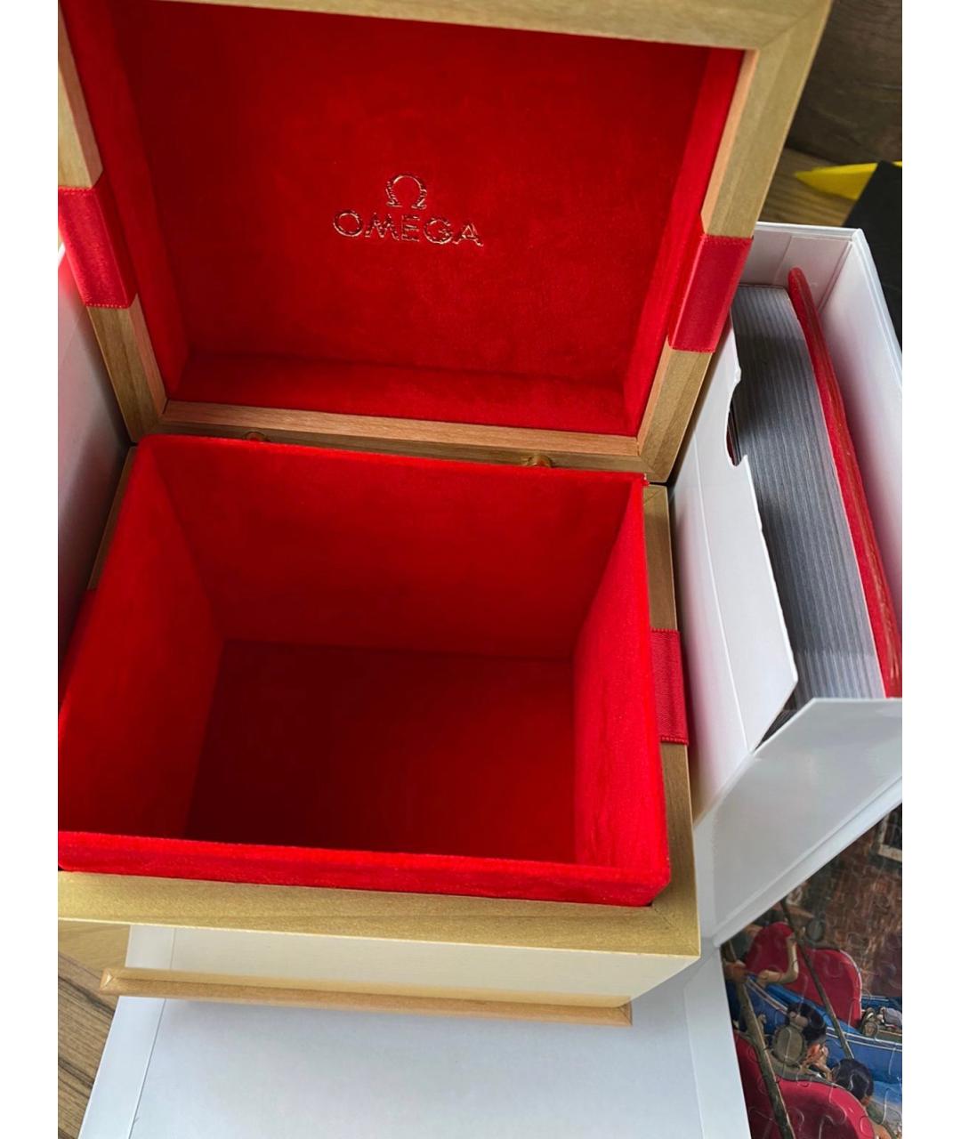 OMEGA Золотые часы из белого золота, фото 4