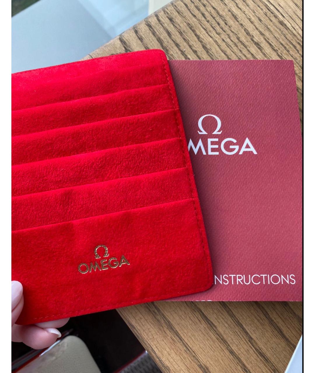 OMEGA Золотые часы из белого золота, фото 5