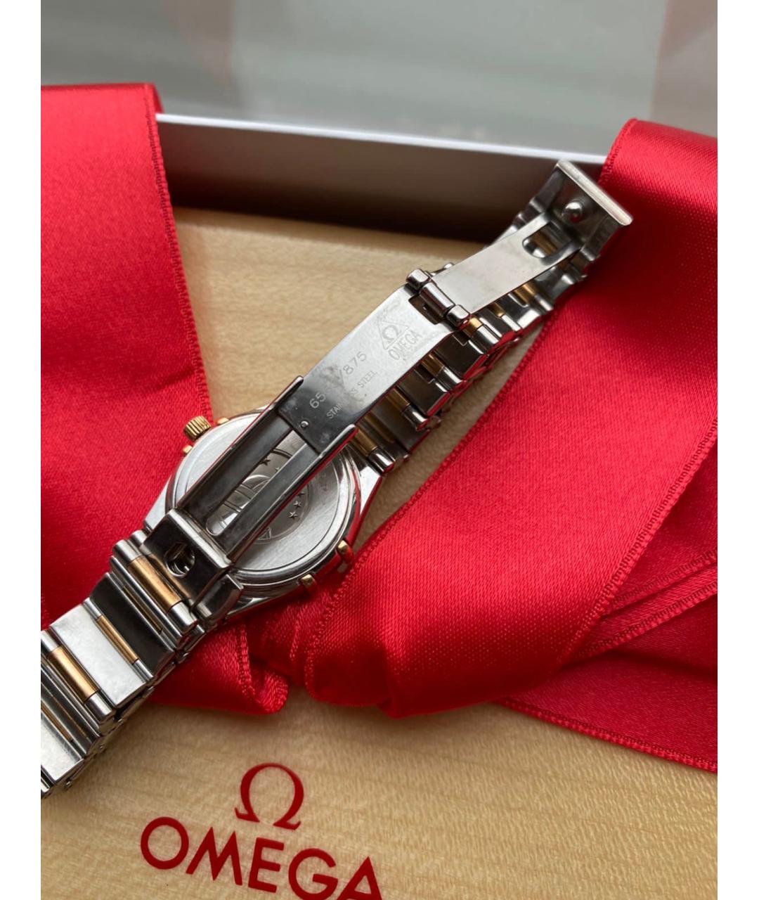 OMEGA Золотые часы из белого золота, фото 2