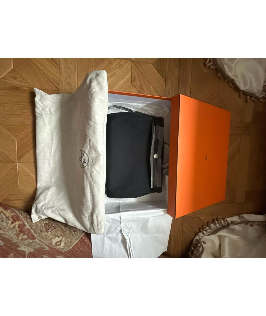 HERMES Черная сумка через плечо, фото 5