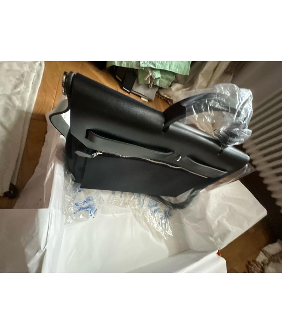 HERMES Черная сумка через плечо, фото 3