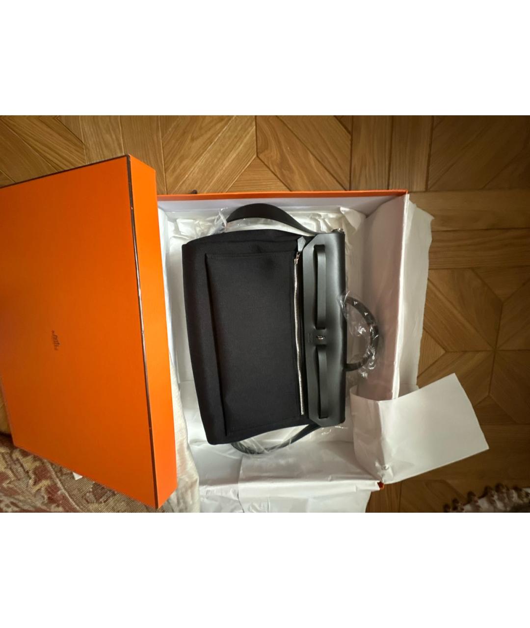 HERMES Черная сумка через плечо, фото 6