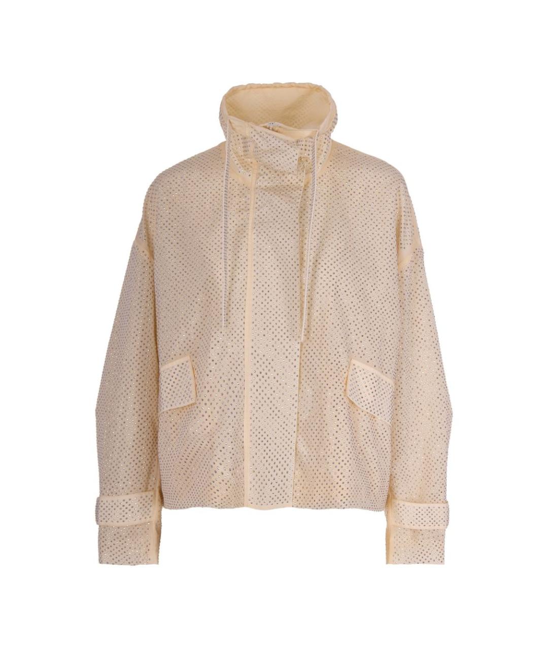 PINKO Бежевая полиамидовая куртка, фото 1