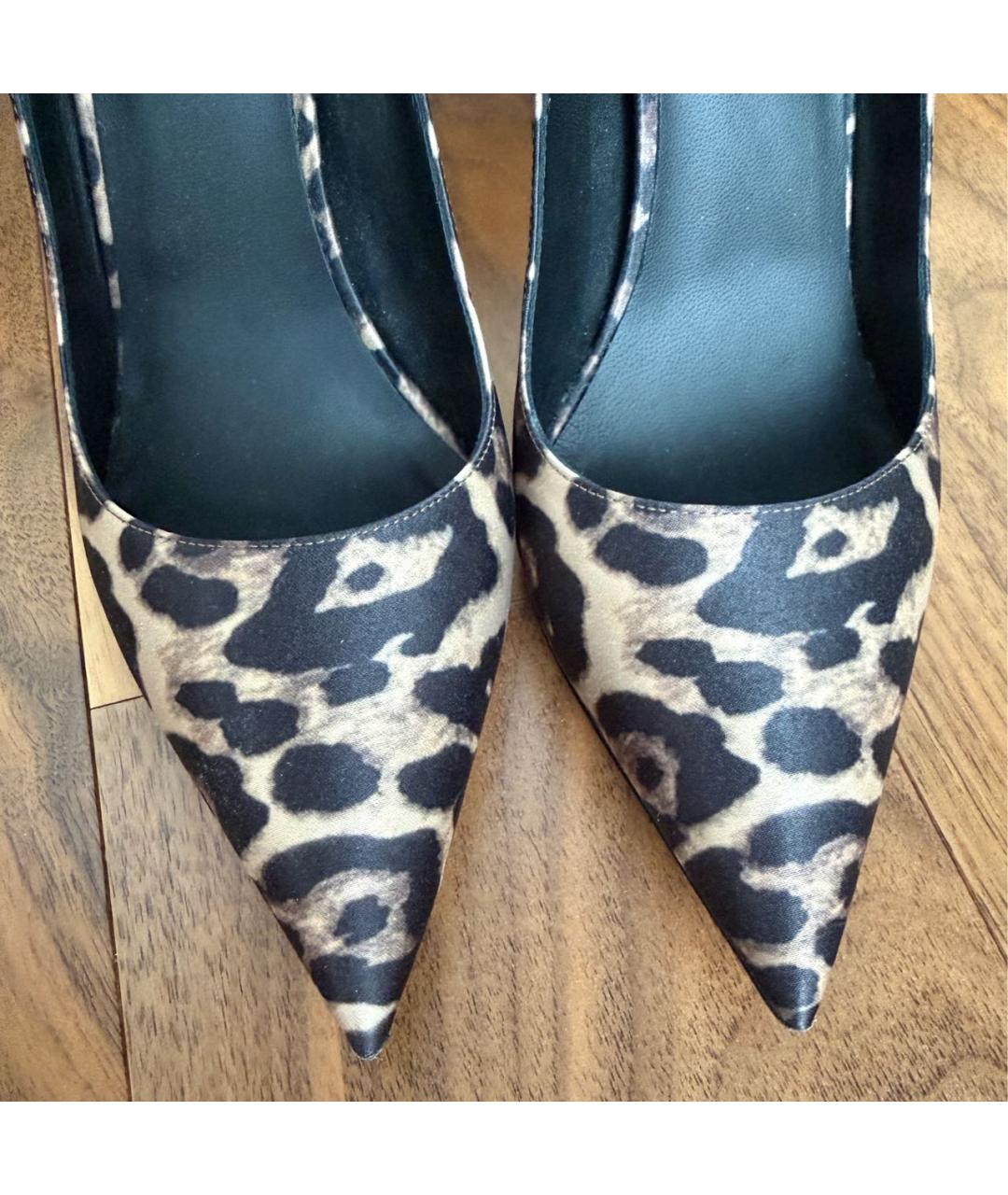 LE SILLA Коричневые текстильные туфли, фото 5