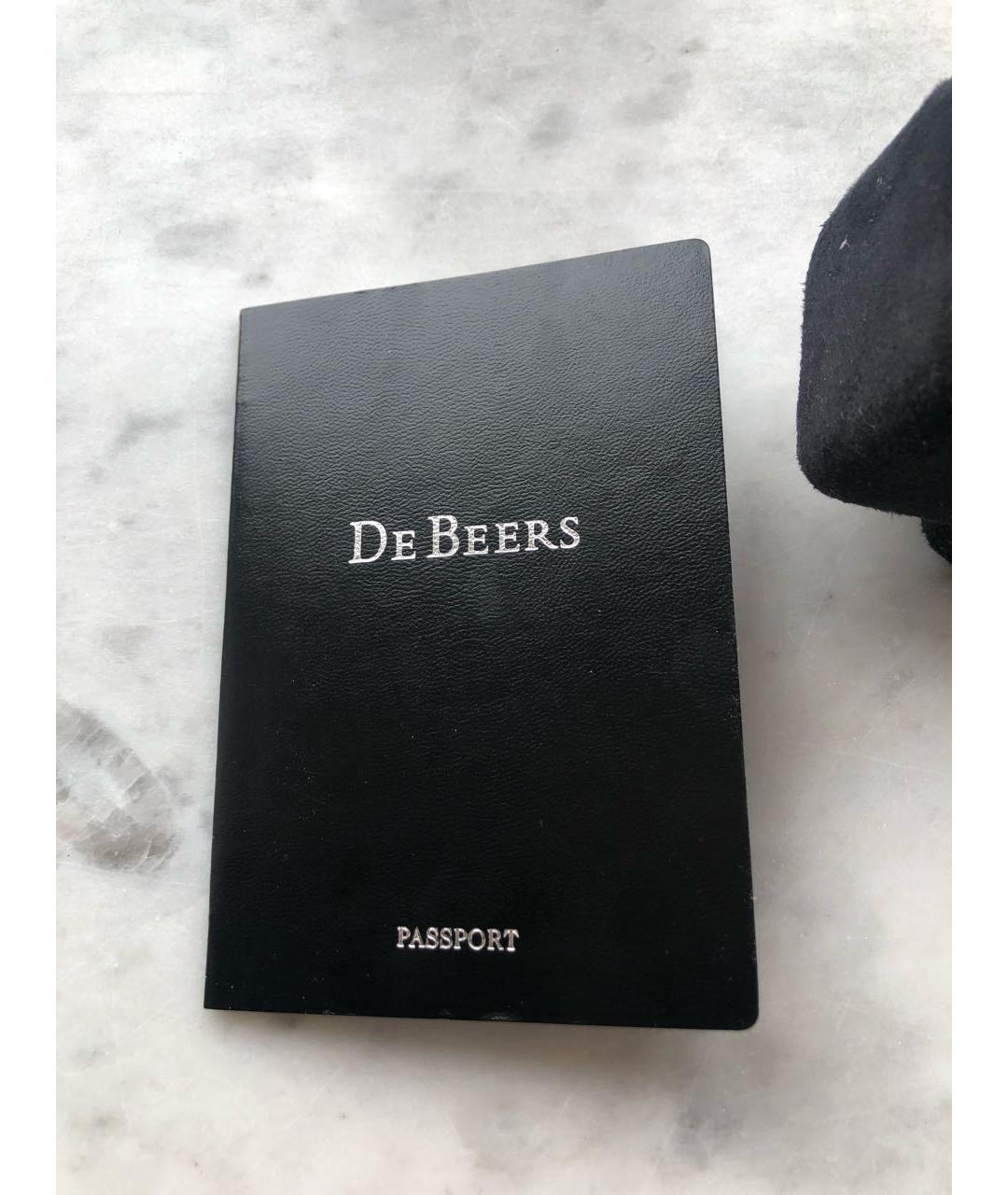 DE BEERS Белое платиновое кольцо, фото 6