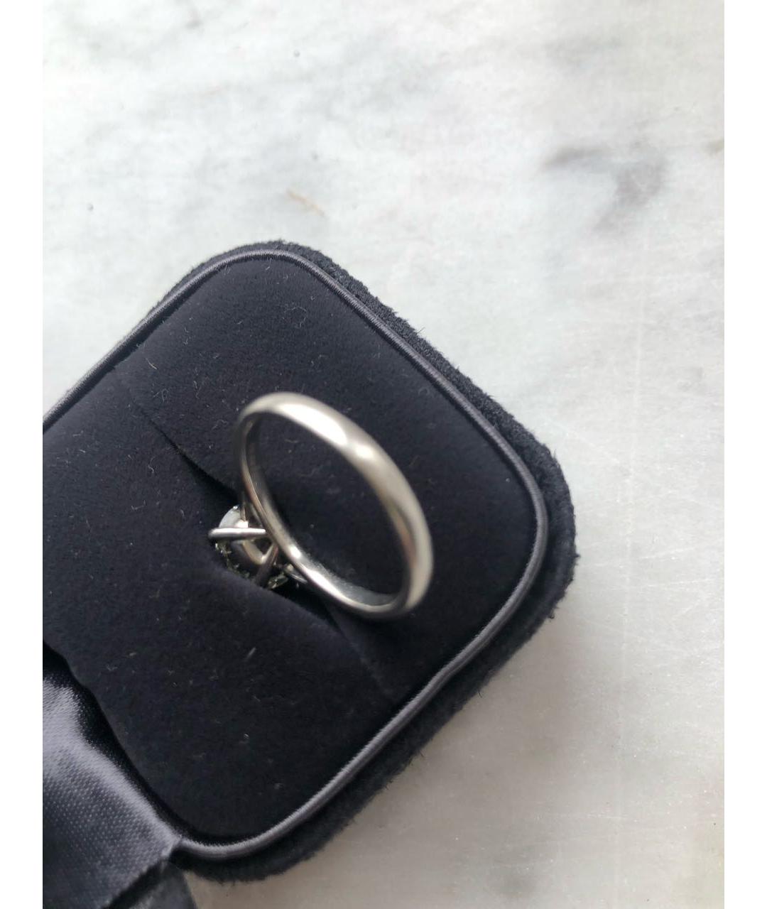 DE BEERS Белое платиновое кольцо, фото 4