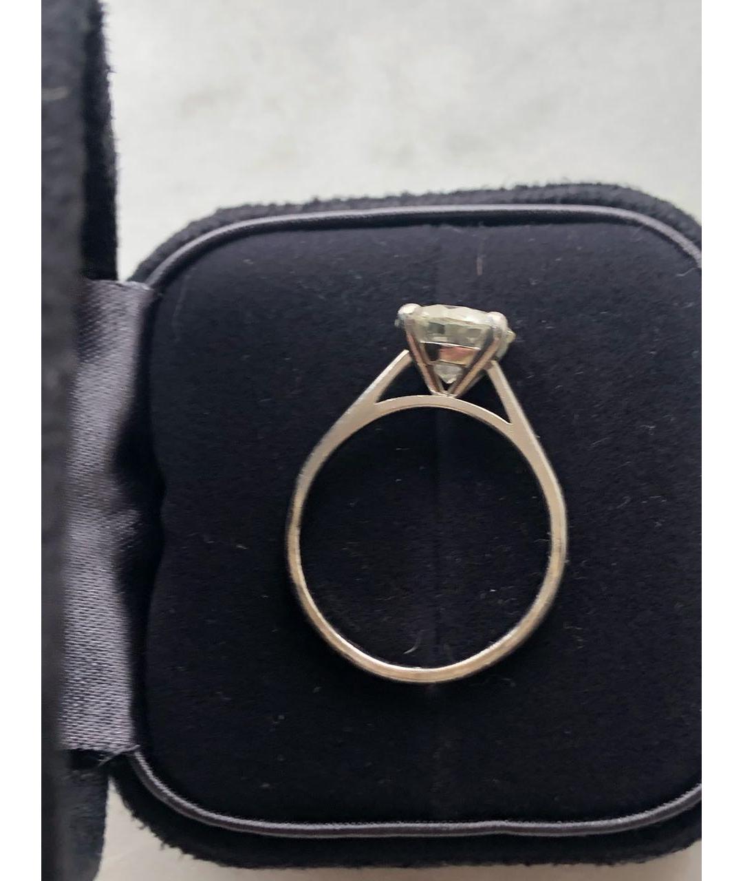 DE BEERS Белое платиновое кольцо, фото 2