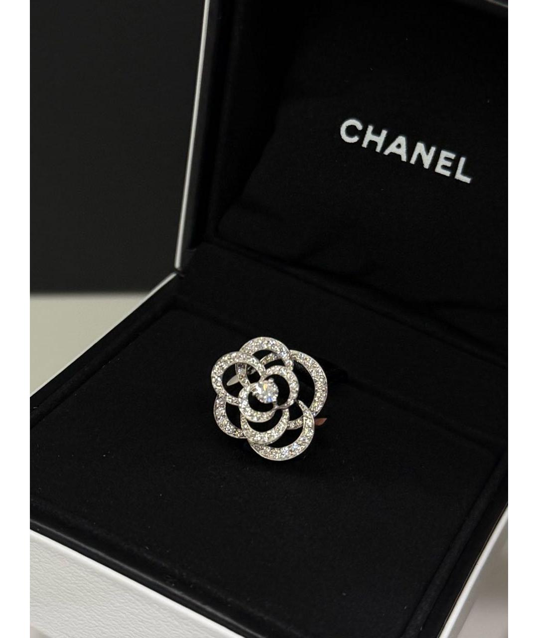 CHANEL Серебряное кольцо из белого золота, фото 4