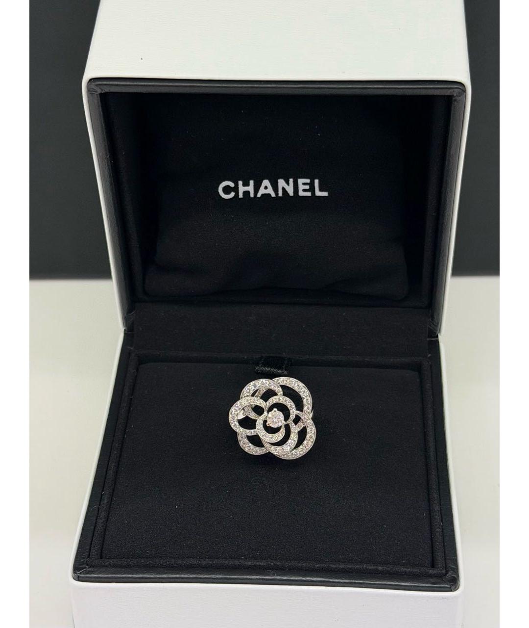 CHANEL Серебряное кольцо из белого золота, фото 5