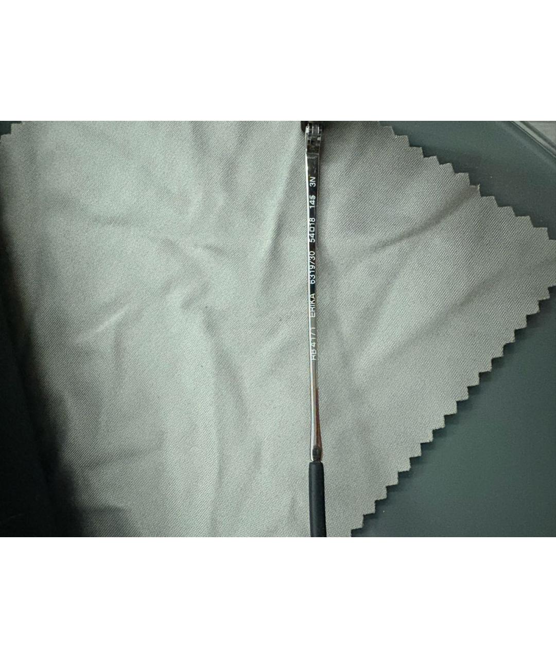 RAY BAN Серые пластиковые солнцезащитные очки, фото 4