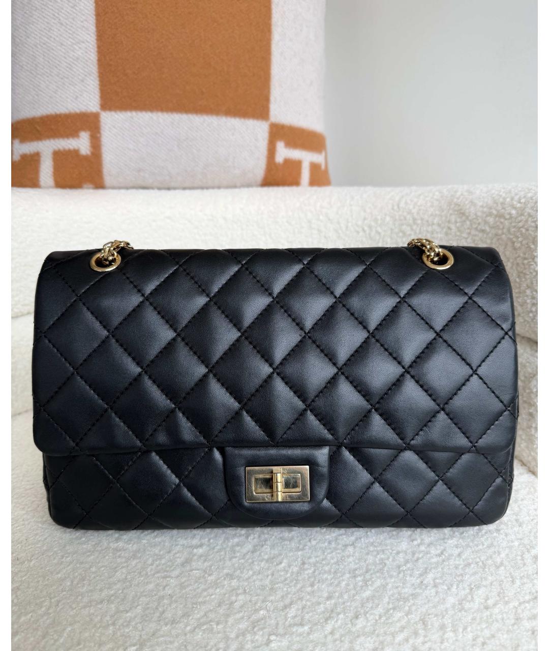 CHANEL Черная кожаная сумка через плечо, фото 4