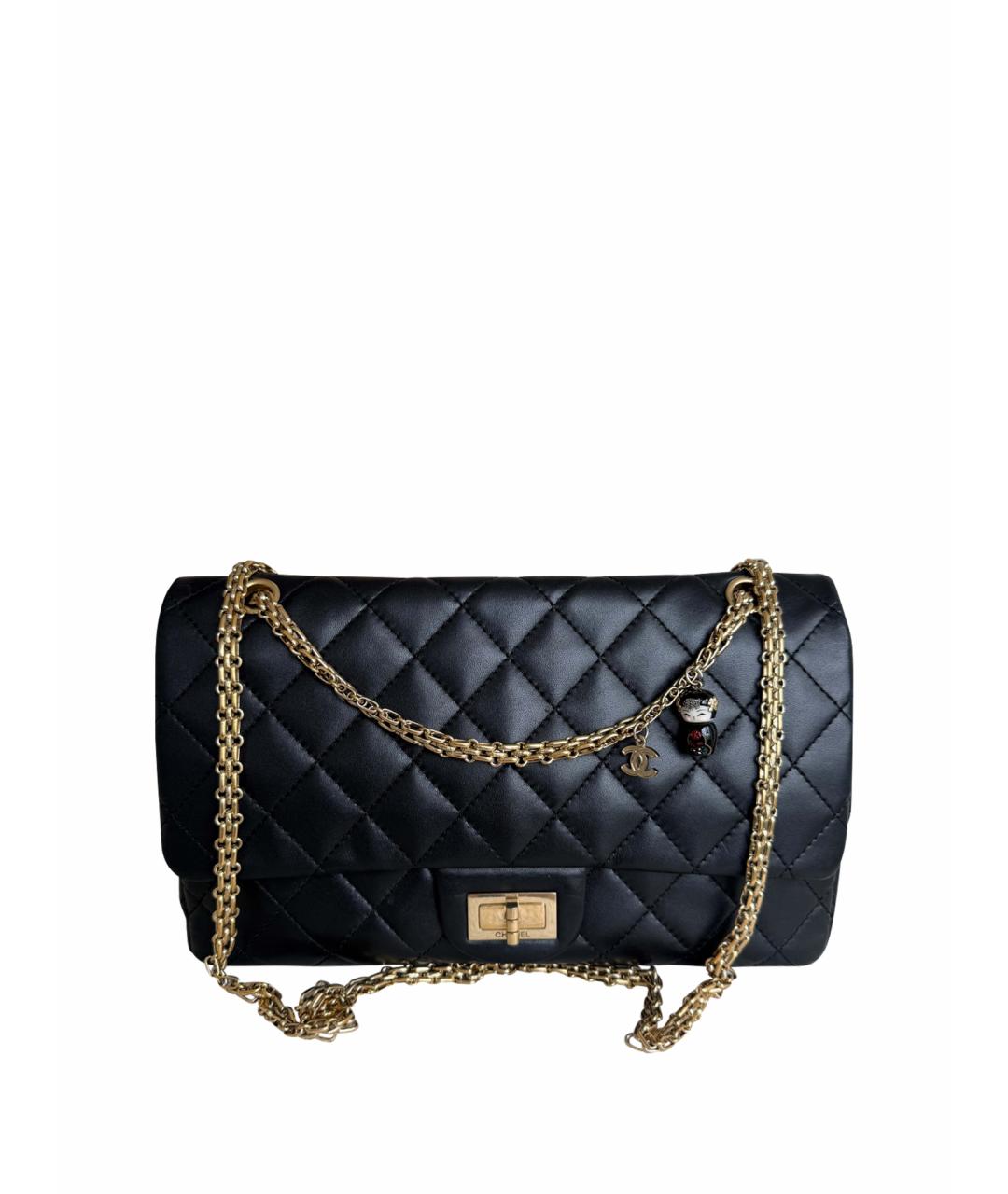 CHANEL Черная кожаная сумка через плечо, фото 1