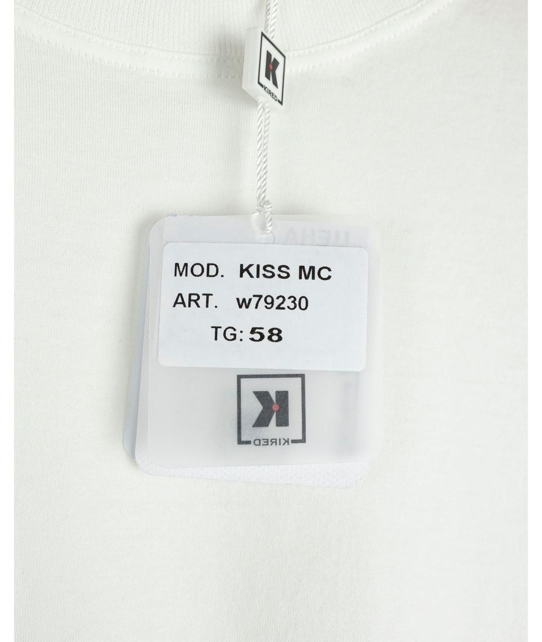 KIRED Белая хлопковая футболка, фото 4