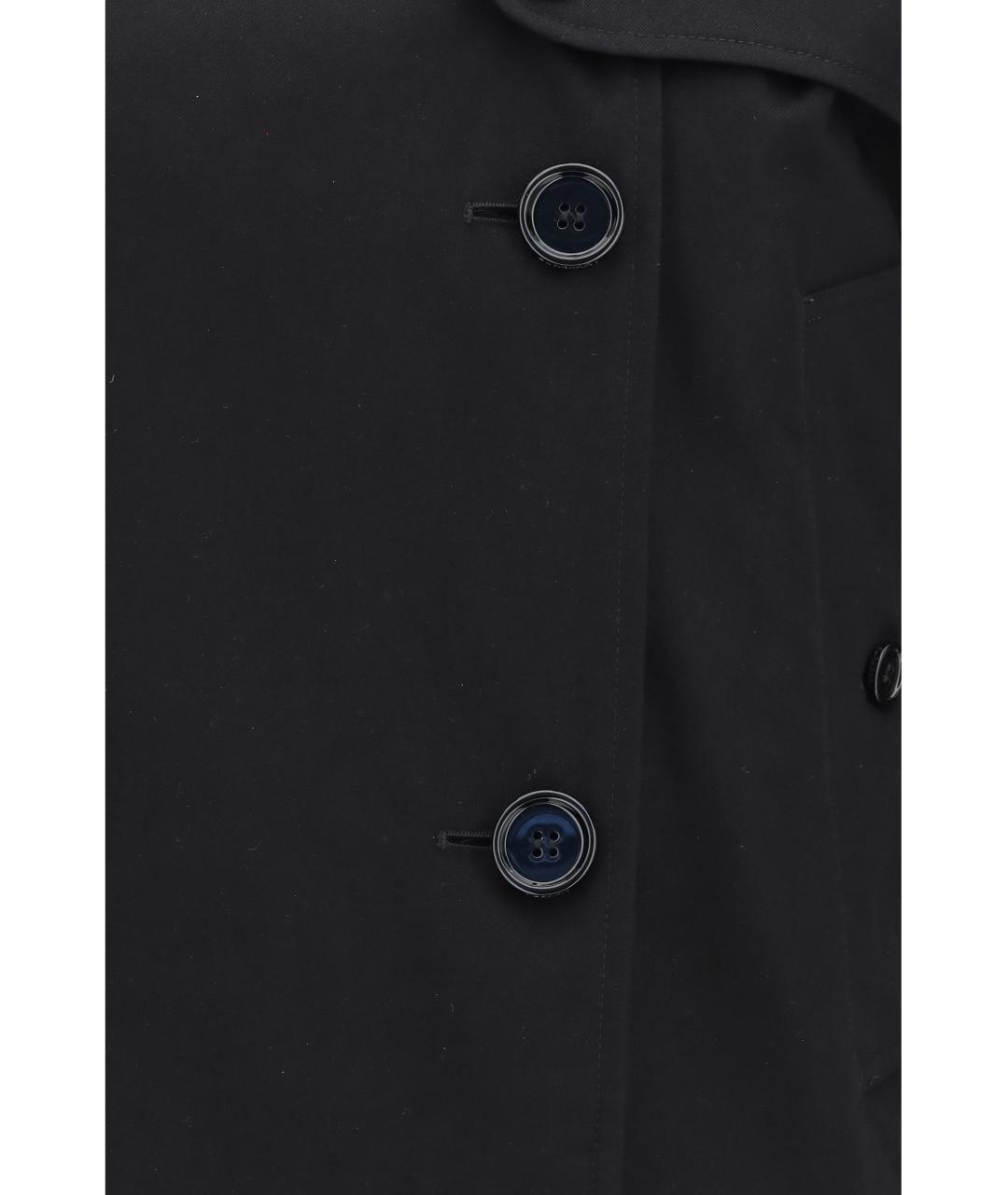 BURBERRY Черная хлопковая куртка, фото 3