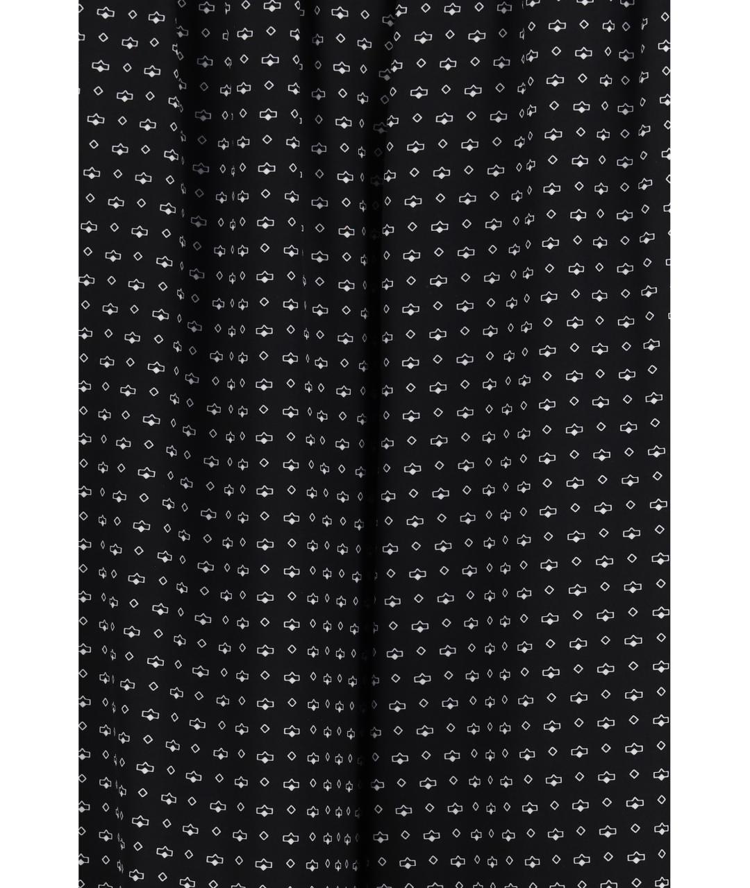 ERMANNO SCERVINO Черные шелковые прямые брюки, фото 3