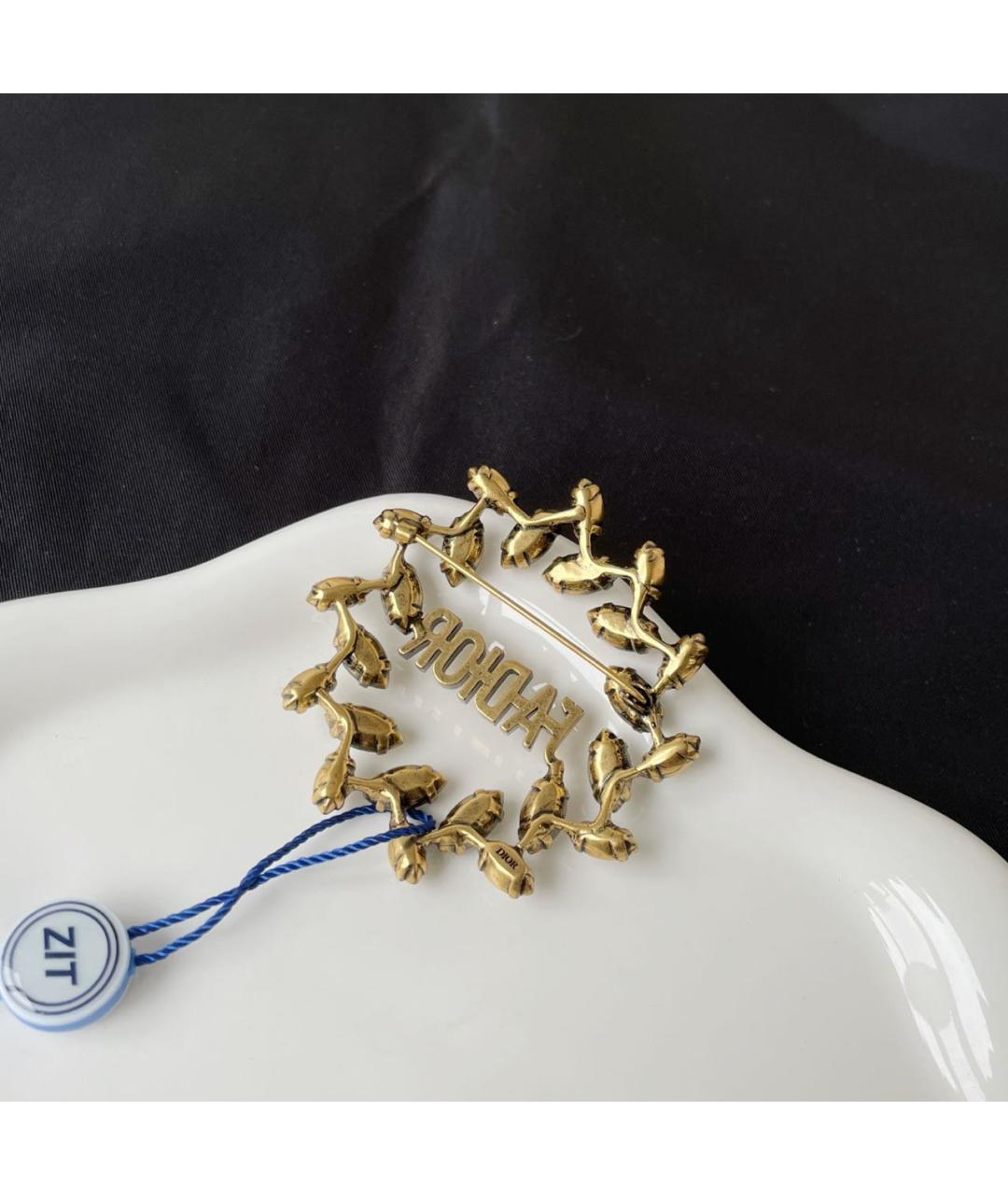 CHRISTIAN DIOR Золотая булавка / брошь, фото 3