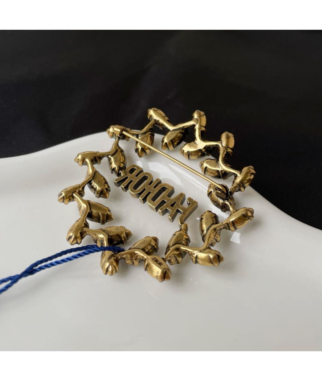 CHRISTIAN DIOR Золотая булавка / брошь, фото 4