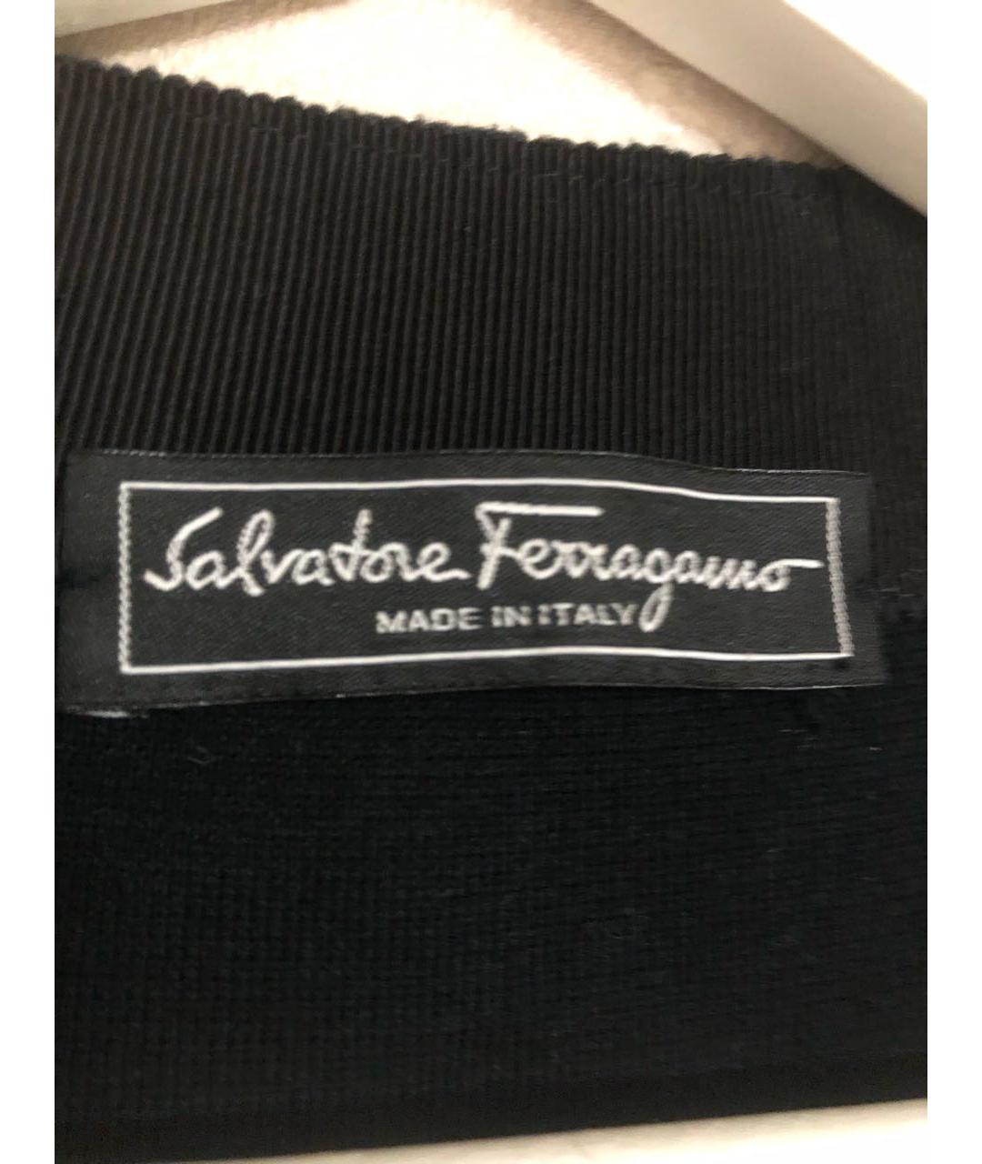 FERRAGAMO Темно-синий хлопковый кардиган, фото 3