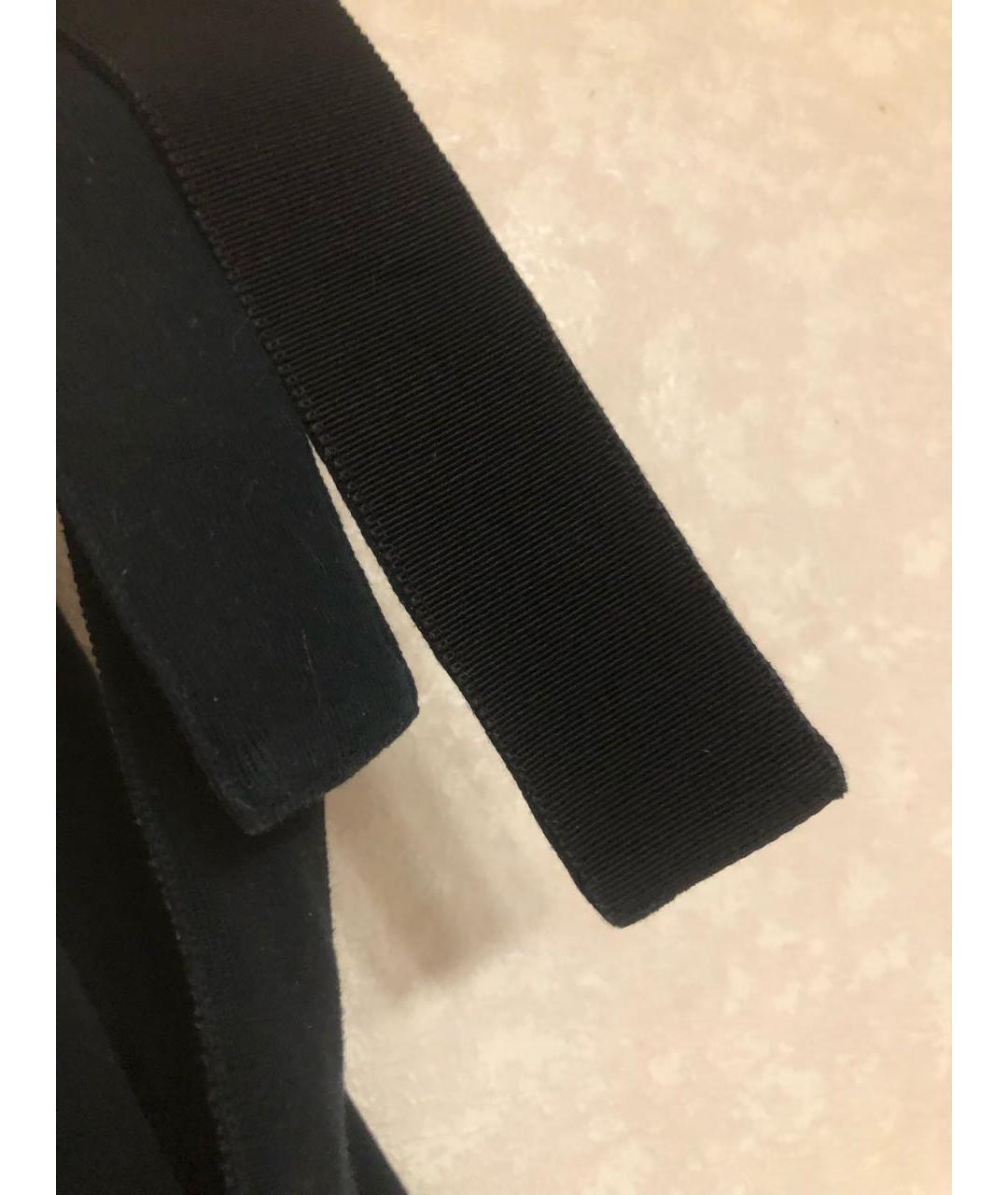 FERRAGAMO Темно-синий хлопковый кардиган, фото 5