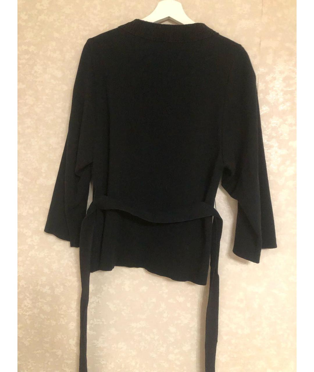 FERRAGAMO Темно-синий хлопковый кардиган, фото 2