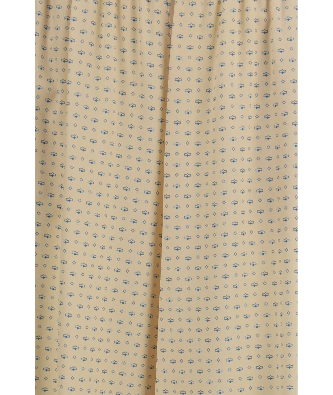 ERMANNO SCERVINO Мульти шелковые прямые брюки, фото 3