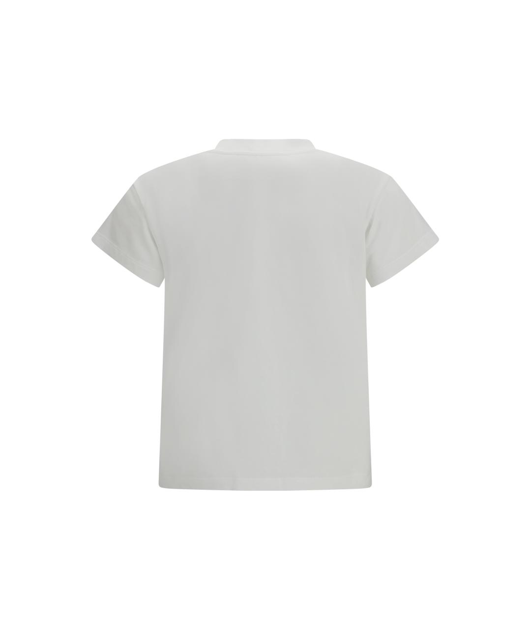 MM6 MAISON MARGIELA Белая хлопковая футболка, фото 2