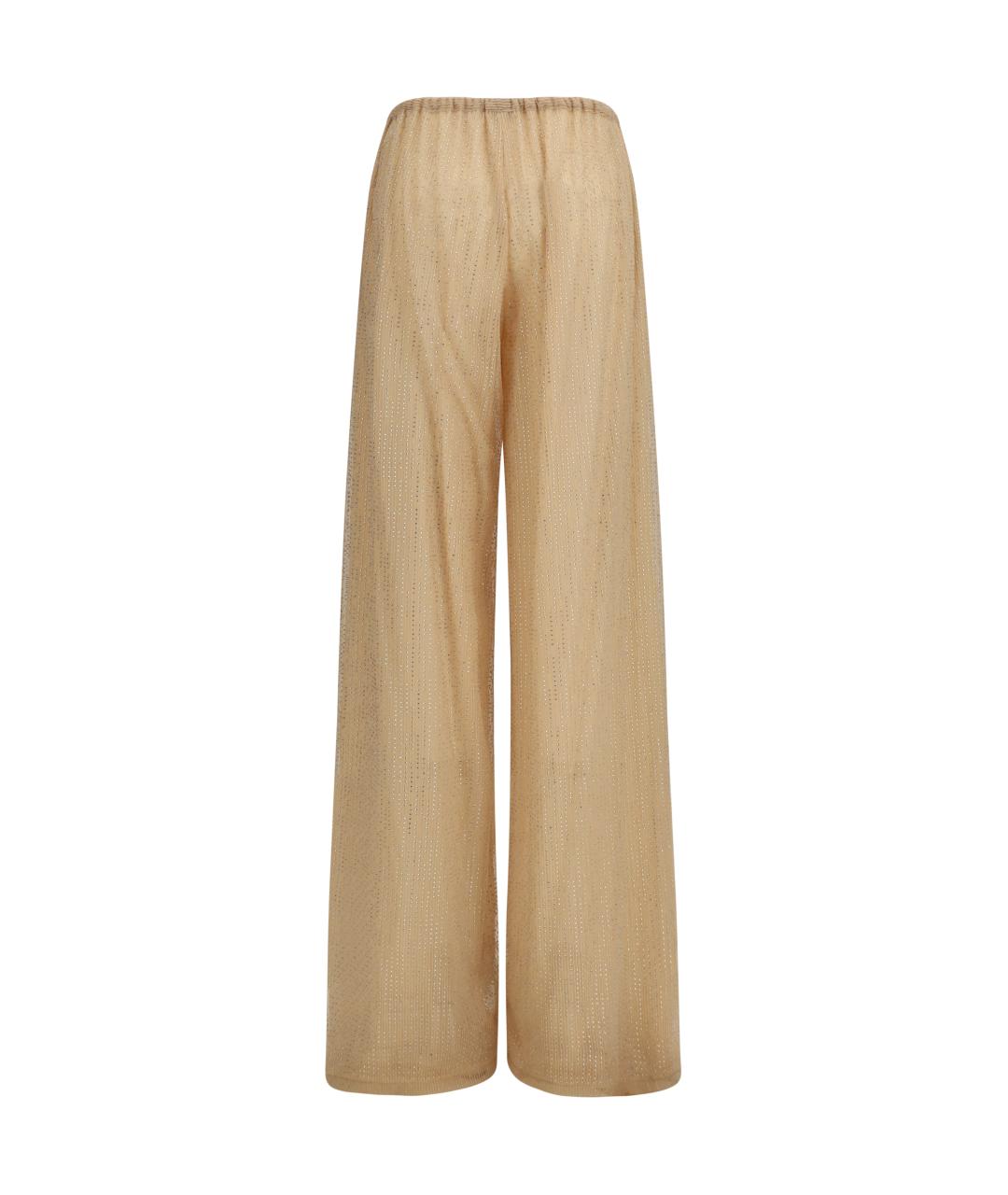 ERMANNO SCERVINO Бежевые брюки широкие, фото 2