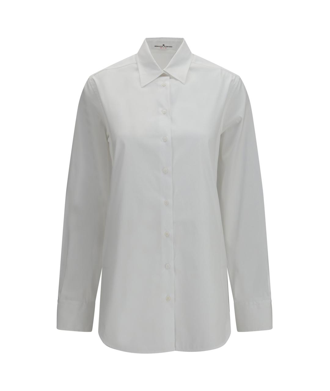 ERMANNO SCERVINO Белая хлопковая рубашка, фото 1