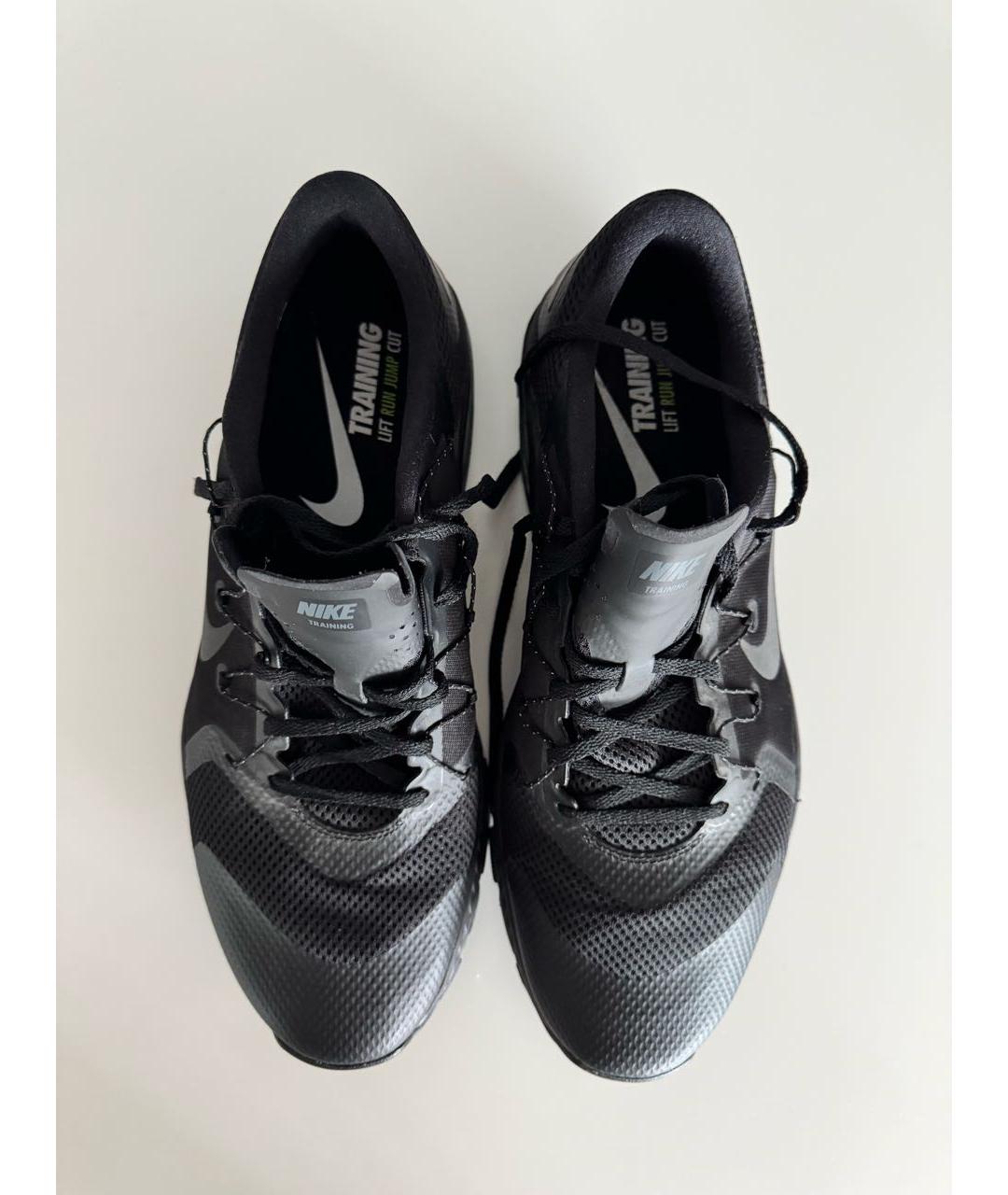 NIKE Черные низкие кроссовки / кеды, фото 3