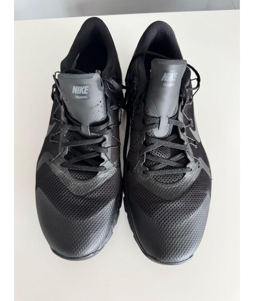 NIKE Черные низкие кроссовки / кеды, фото 2