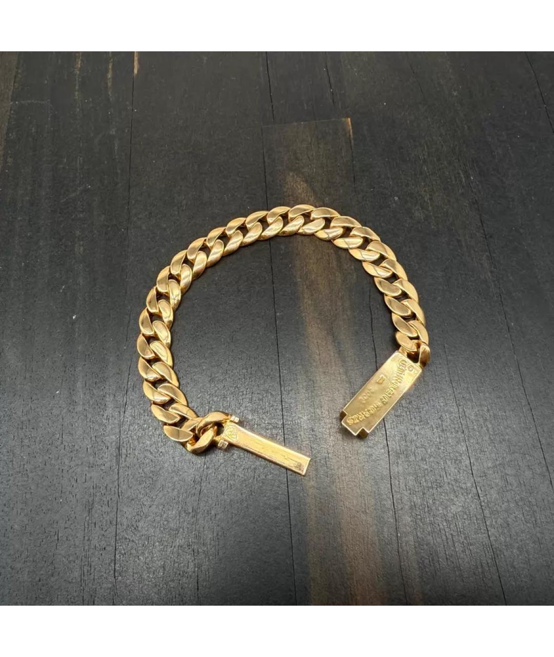 CHROME HEARTS Золотой браслет из желтого золота, фото 2