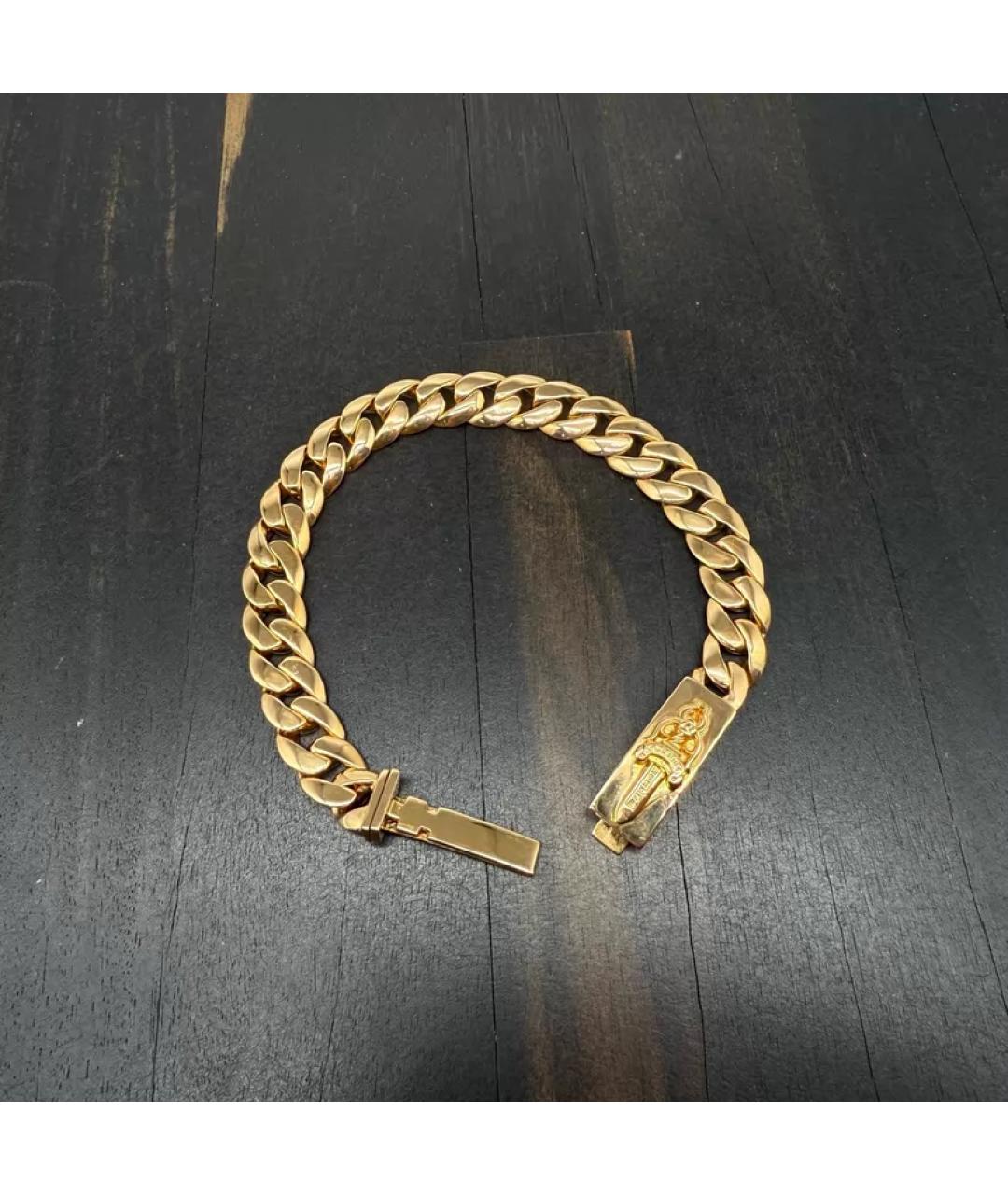 CHROME HEARTS Золотой браслет из желтого золота, фото 3