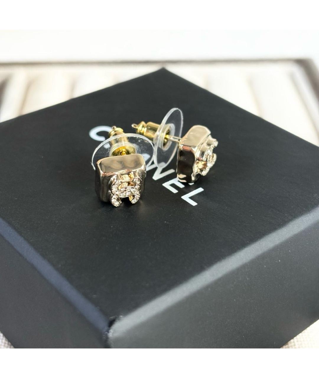 CHANEL Золотые серьги, фото 6